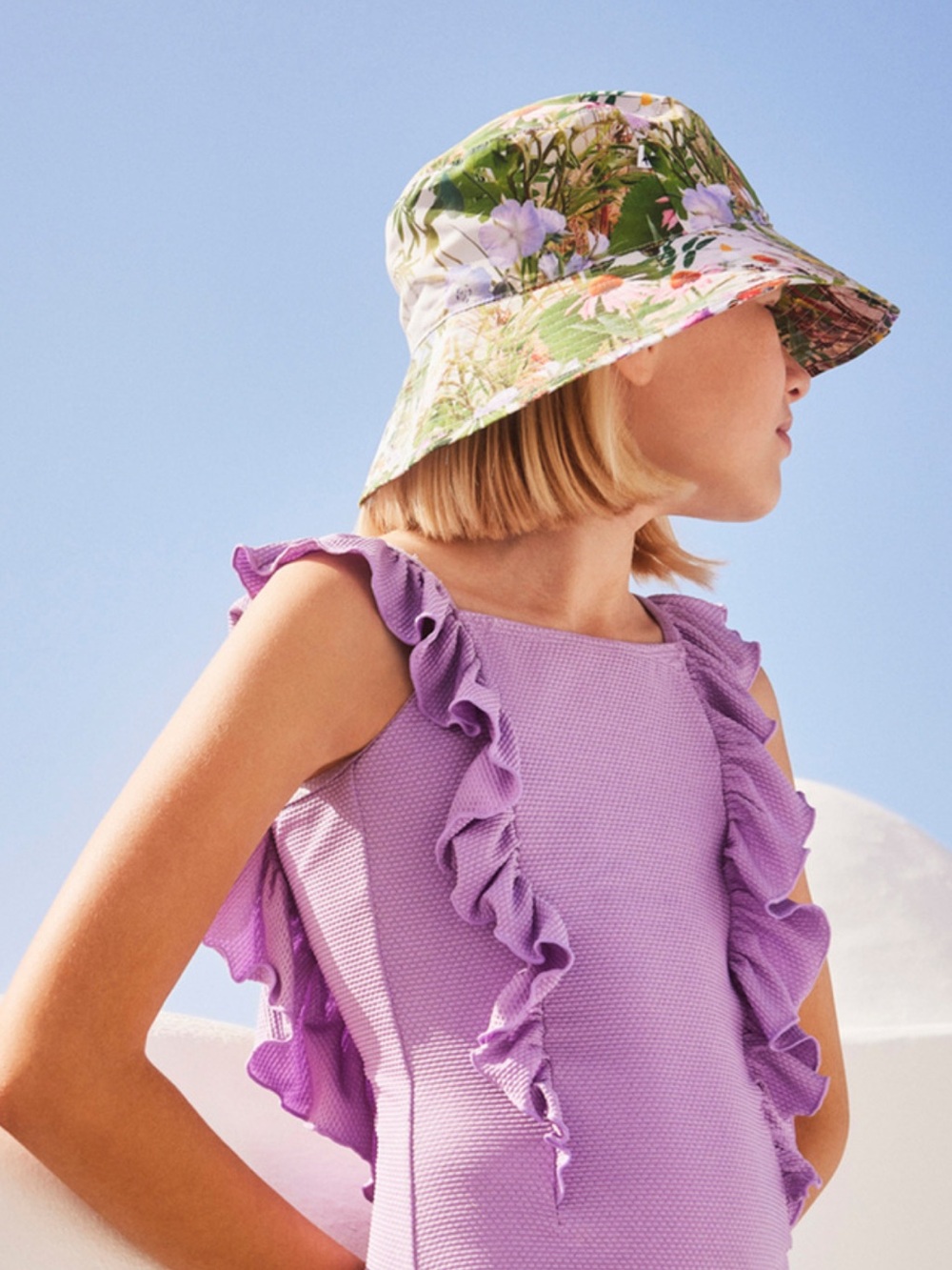 Molo Nadia Hat Floral Bucket Hat (10-16)